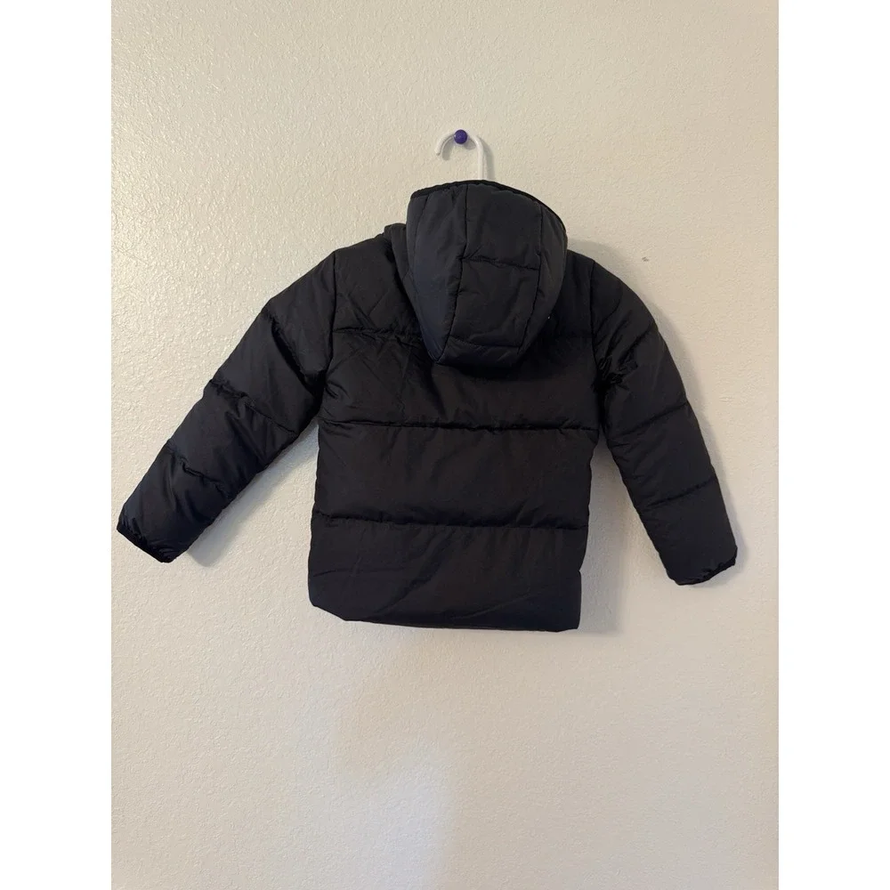 The North Face Kids North Down Hooded Jacket Black Puffer Coat 4T NF0A7UMJJK3-4T